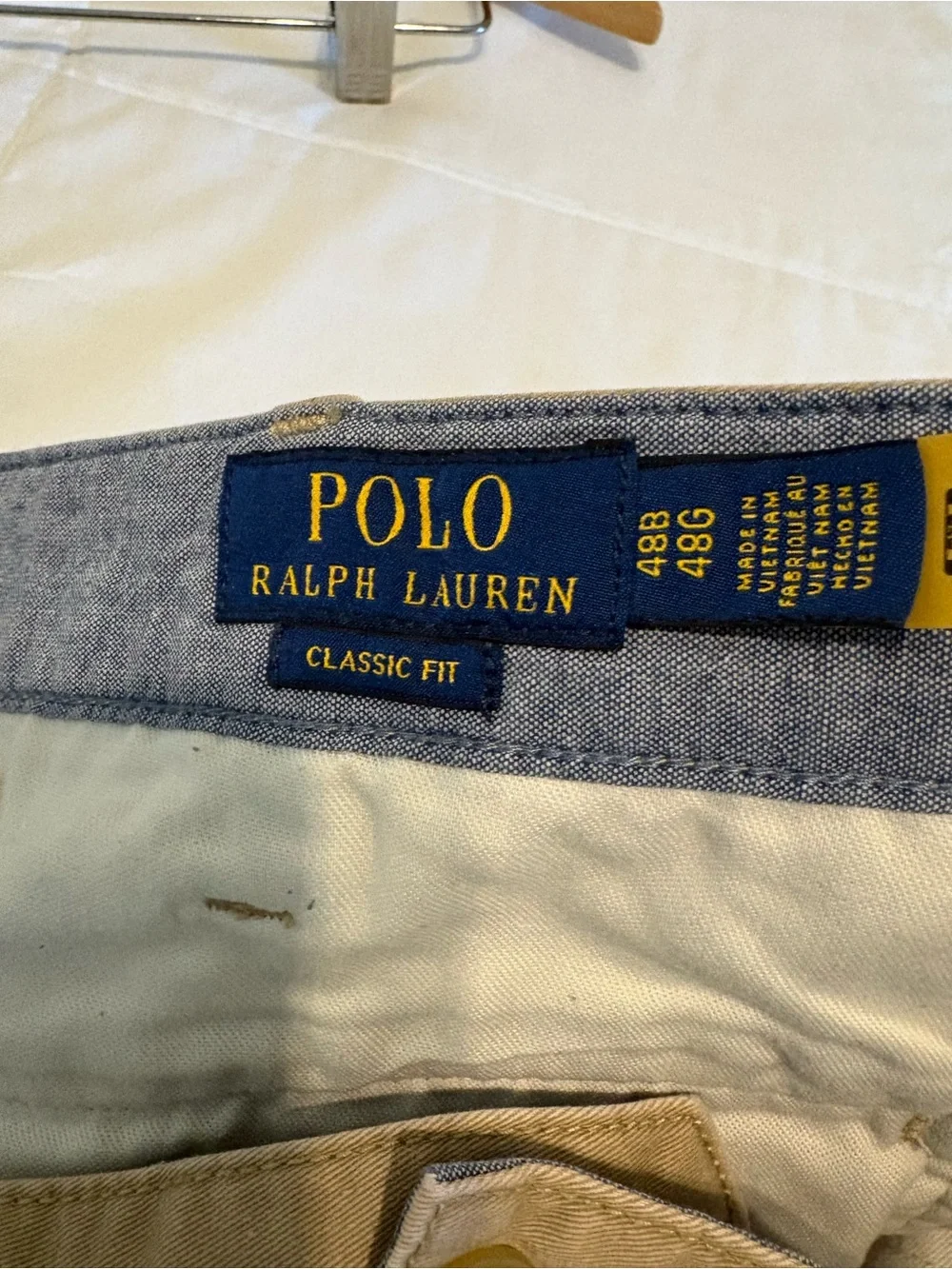 Big & Tall Polo Ralph Lauren Classic Fit Chino Shorts Bundle 3 Pair Size 48B